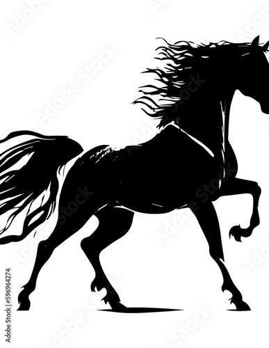 Mustang Horse Vector Logo Sports Icon Tattoo SVG
