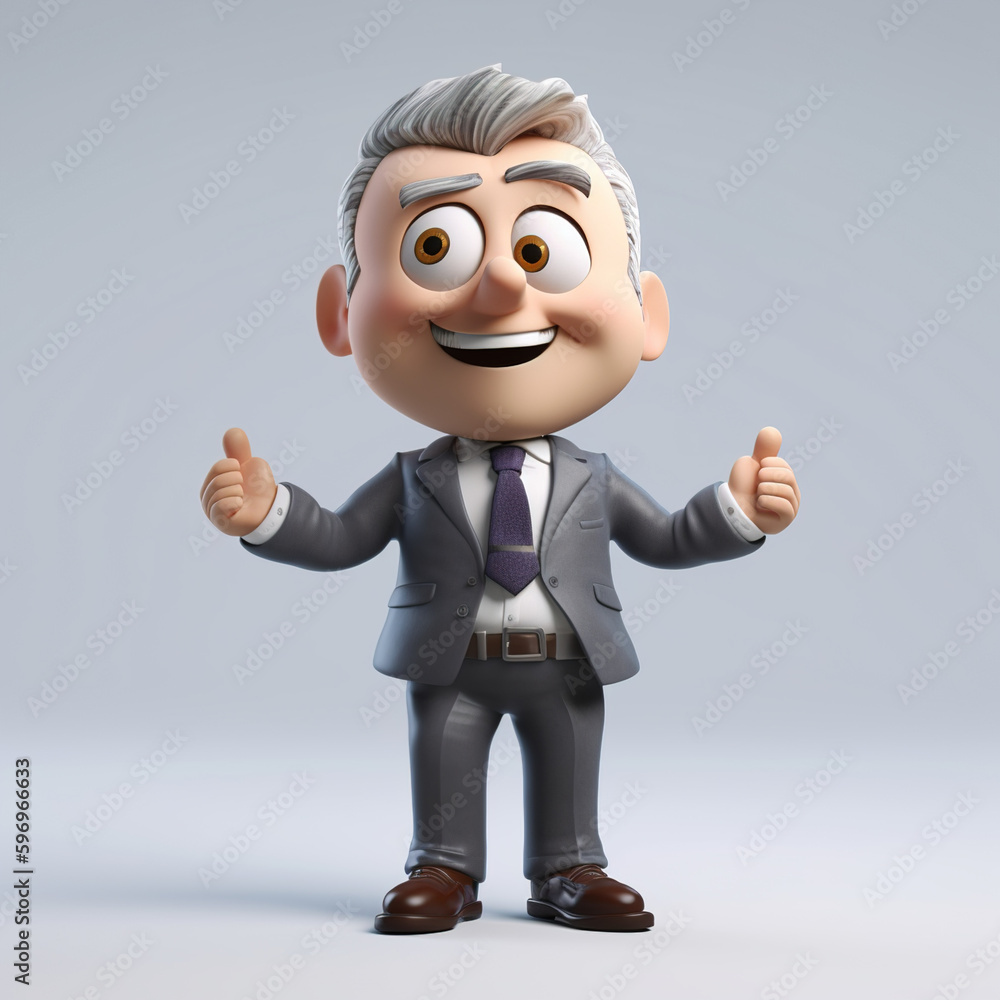 Successful mature businessman looking at camera with confidence Successful mature businessman looking at camera with confidence