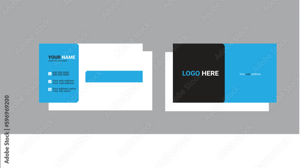Double-sided creative business card template. Portrait and landscape orientation. Horizontal and vertical layout. Vector illustration. Double-sided creative business card template. Portrait and landscape orientation. Horizontal and vertical layout. Vector illustration.