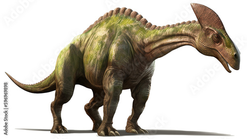 パラサウロロフスのイメージ - image of Parasaurolophus - No1 Generative AI photo