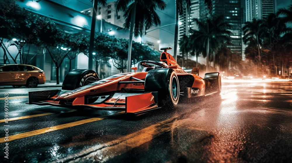 Obraz premium F1 Miami Race