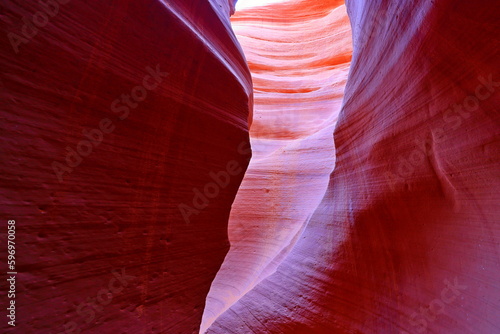 Lower Antelope Canyon a Natural attraction in the Navajo Reservation near Page, Arizona USA