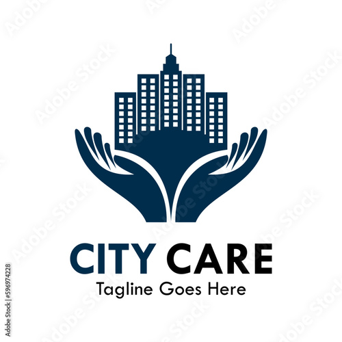 city care design logo template illustration