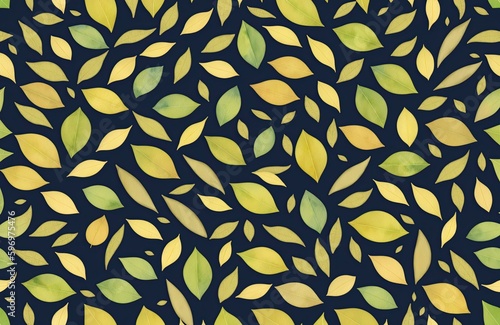 watercolour style  watercolor  seamless  leaves  leaf  plants  plant  design  prints  wallpaper  texture  generative ai  generative  ai