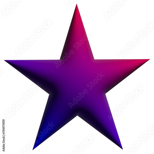 purple star on a white background