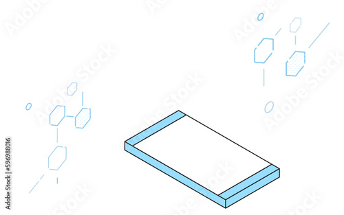 DXのイメージ、スマホとテクノロジーのイメージ