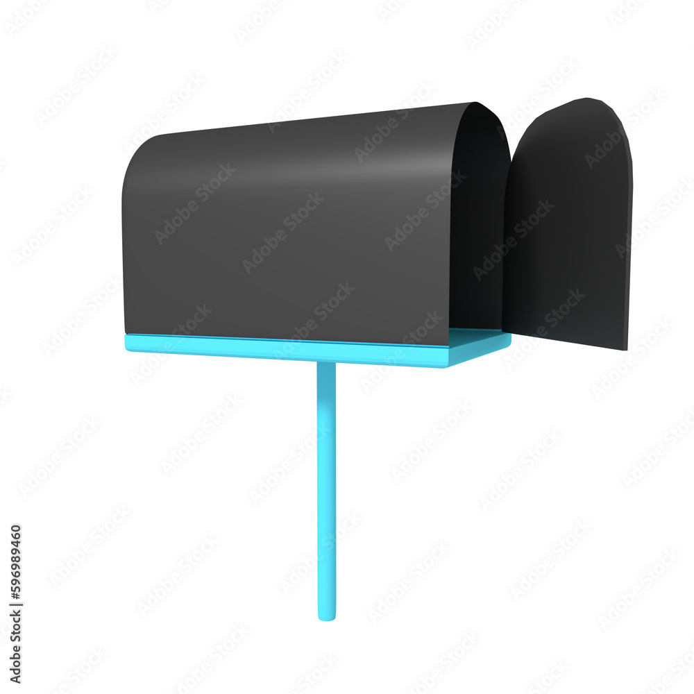 3d icon of mailbox 3d icon of mailbox