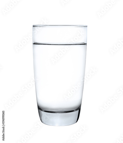 Glass of water isolated on transparent png