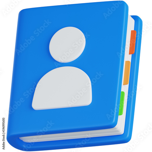 Contact 3D Icon