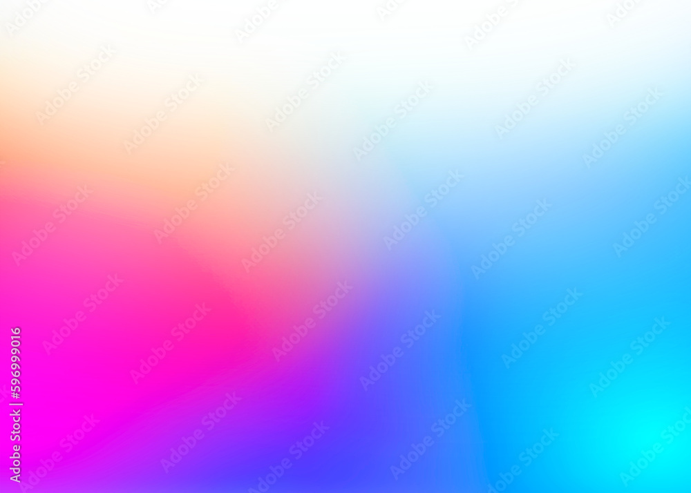 Rainbow gradient design  on transparent background - obrazy, fototapety, plakaty 