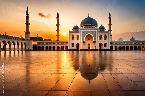 mosque at dusk © Md Imranul Rahman