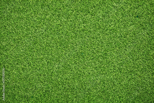 Background texture of natural green grass, Generative AI