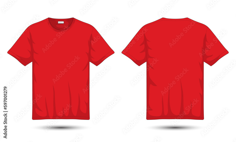 Basic T Shirt Template Vector Art Graphics freevector