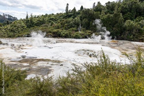 Orakei Korako geothermal landscape