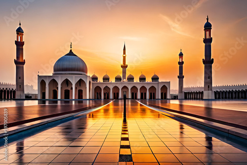 mosque at dusk © Md Imranul Rahman