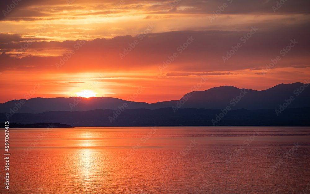 Sonnenuntergang Gardasee