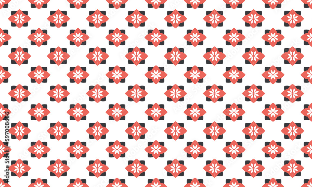Modern abstract floral pattern flower design Modern abstract floral pattern flower design