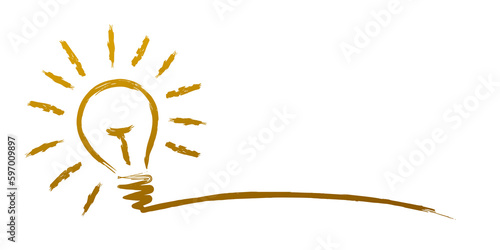 The symbol of a stylized lamp.