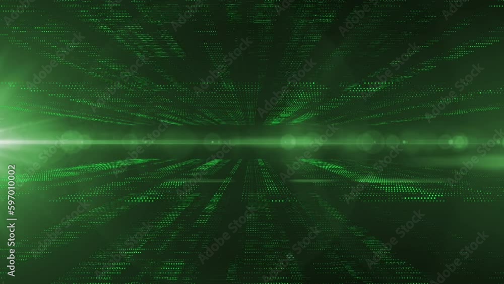 Vidéo Stock Abstract Trapcode Form digital particle wave and lights ...