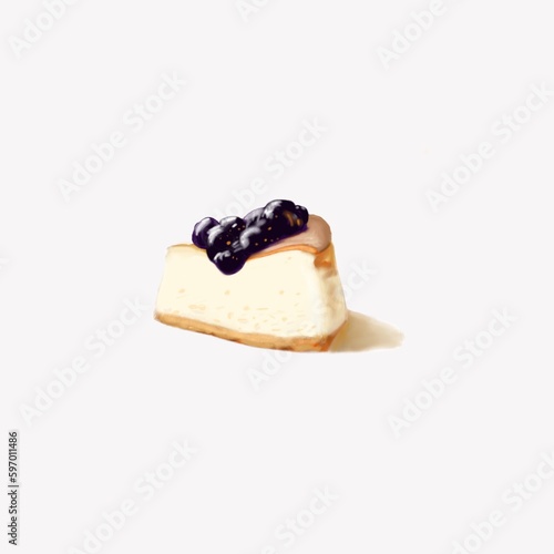 The delicious cheesecake~