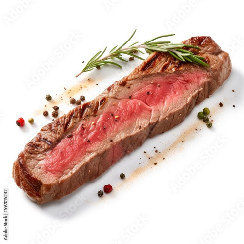 Bone-in Strip Loin Steak. Generative AI