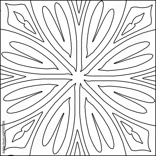  Seamless pattern. Modern stylish texture. Composition from regularly repeating geometrical element. Black and white pattern for web page, textures, card, poster, fabric, textile.