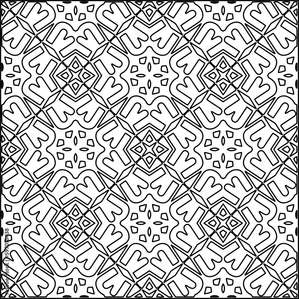 Seamless pattern. Modern stylish texture. Composition from regularly repeating geometrical element. Black and white pattern for web page, textures, card, poster, fabric, textile. Seamless pattern. Modern stylish texture. Composition from regularly repeating geometrical element. Black and white pattern for web page, textures, card, poster, fabric, textile.