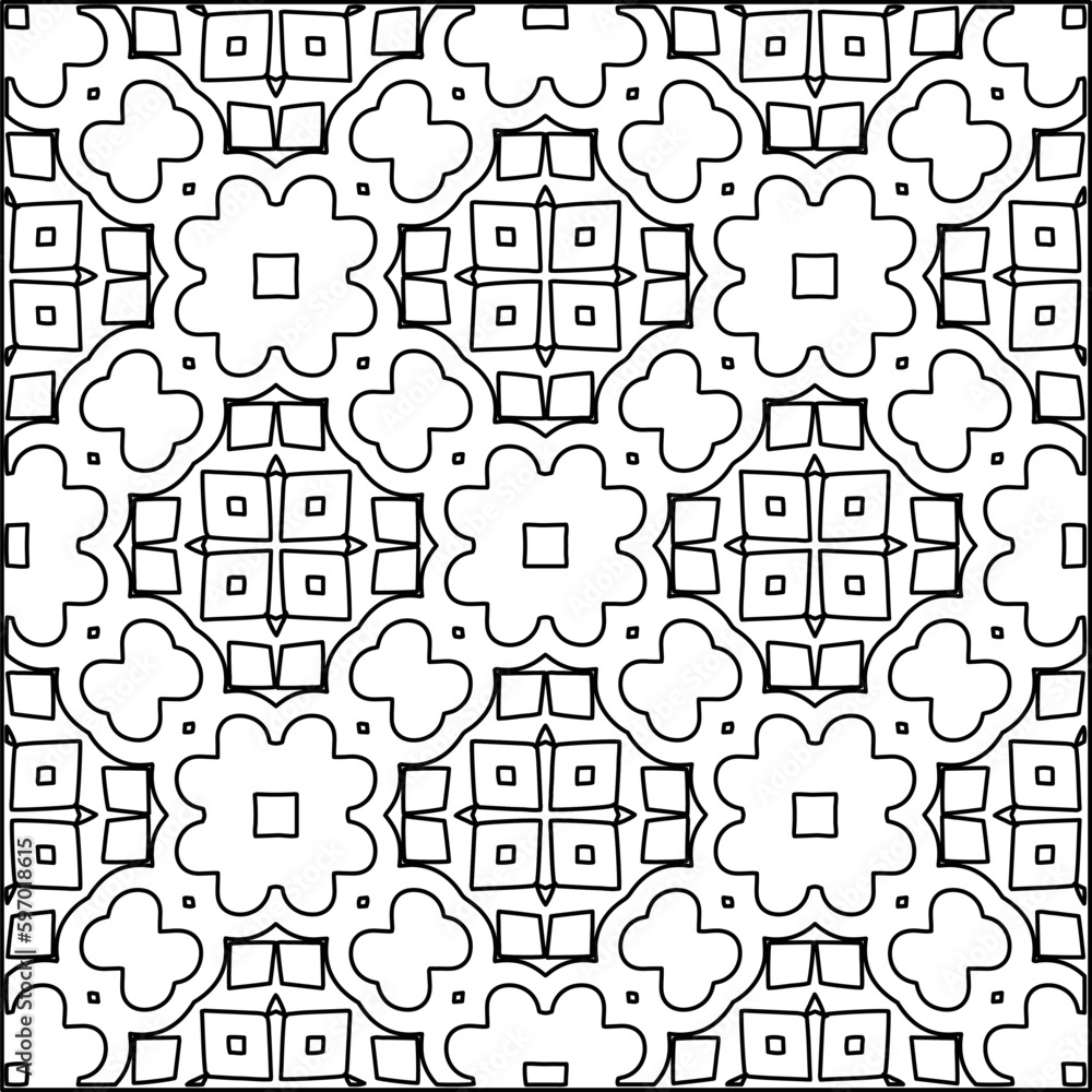 Seamless pattern. Modern stylish texture. Composition from regularly repeating geometrical element. Black and white pattern for web page, textures, card, poster, fabric, textile. Seamless pattern. Modern stylish texture. Composition from regularly repeating geometrical element. Black and white pattern for web page, textures, card, poster, fabric, textile.
