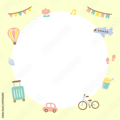 illustration of going outside for fun
