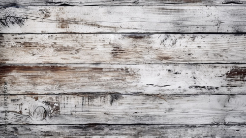 White color of wood texture background, Genertive Ai