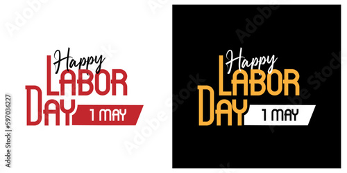 May 1, Happy International Labor Day. Vector,Illustration. 