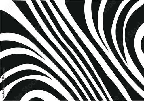 Black and white Optical wave pattern, wallpaper, and graphic design.Groovy Background, Wallpaper, Print, fabric.