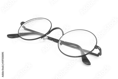 Eyeglasses isolated on white background.