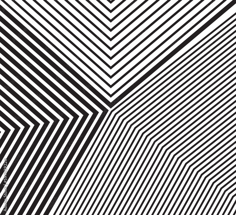 Bold Impressions: Striking Black Line Designs on White Canvas Bold Impressions: Striking Black Line Designs on White Canvas