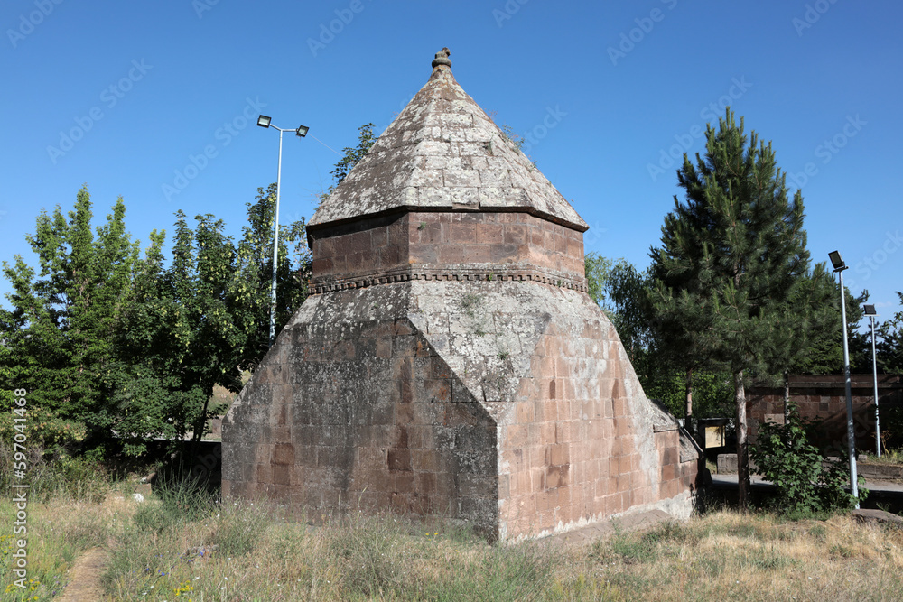 Emir Ali Tomb was built in the 12th century during the Seljuk period. The tomb is located in Ahlat district.