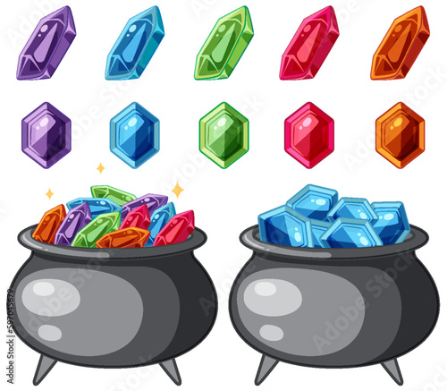 Set of game elements