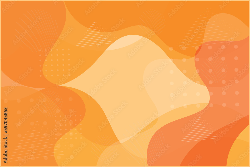 Geometric and wave decoration background, abstract banner with gradient color vector illustration, geometrical shapes. style and wavy lines design.