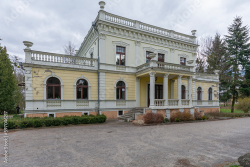 Old historic palace in the city of Aleksandrow Kujawski  Poland.