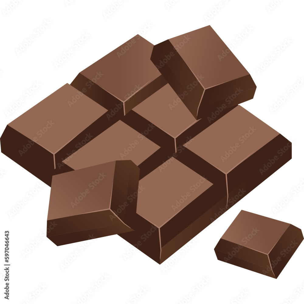 3D Vector Chocolate 3D Vector Chocolate