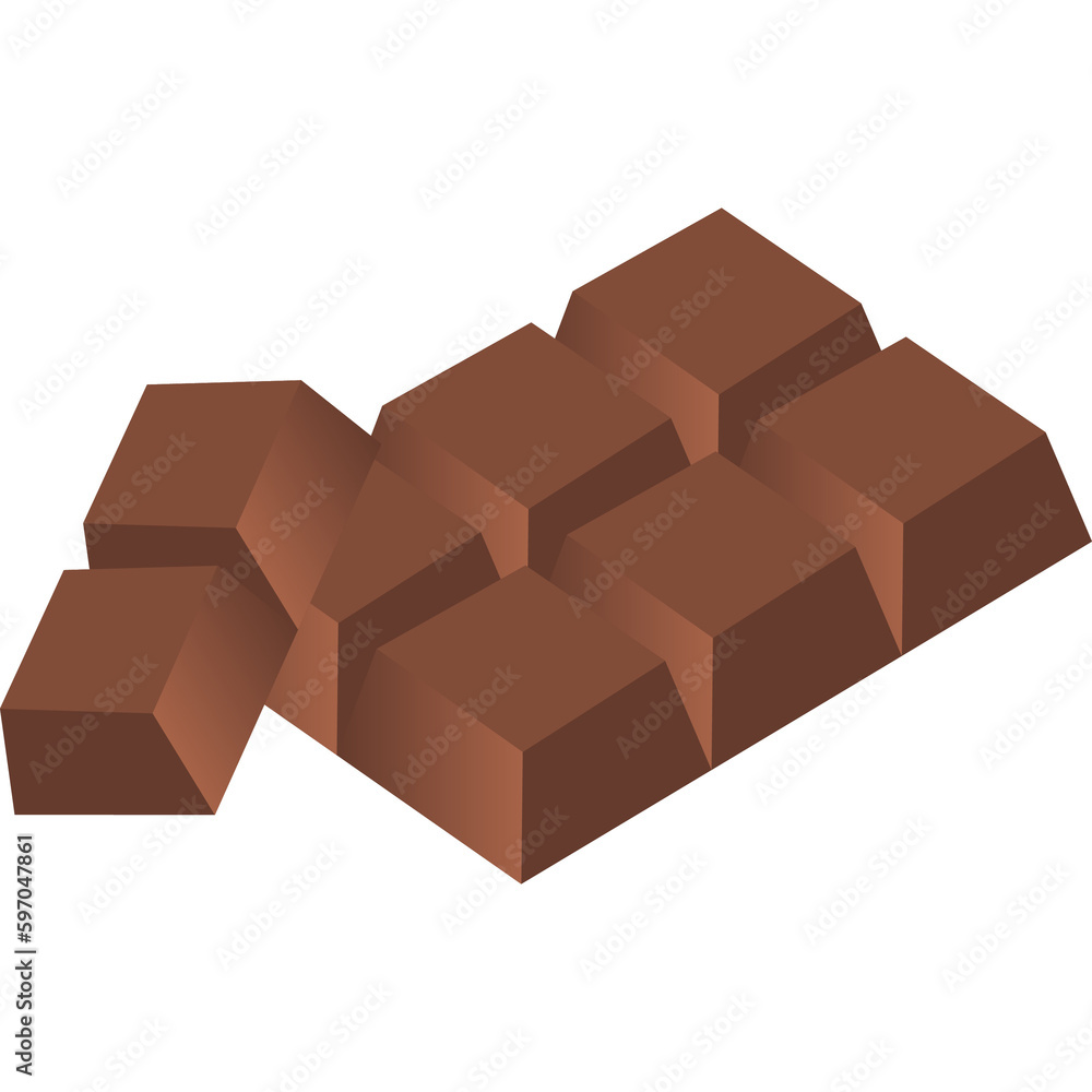 3D Vector Chocolate 3D Vector Chocolate