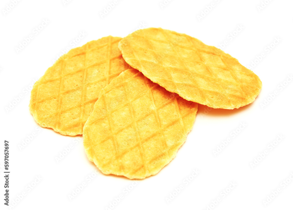 Belgian Thin Butter Crisps isolated on white background
Belgian Thin Butter Crisps isolated on white background