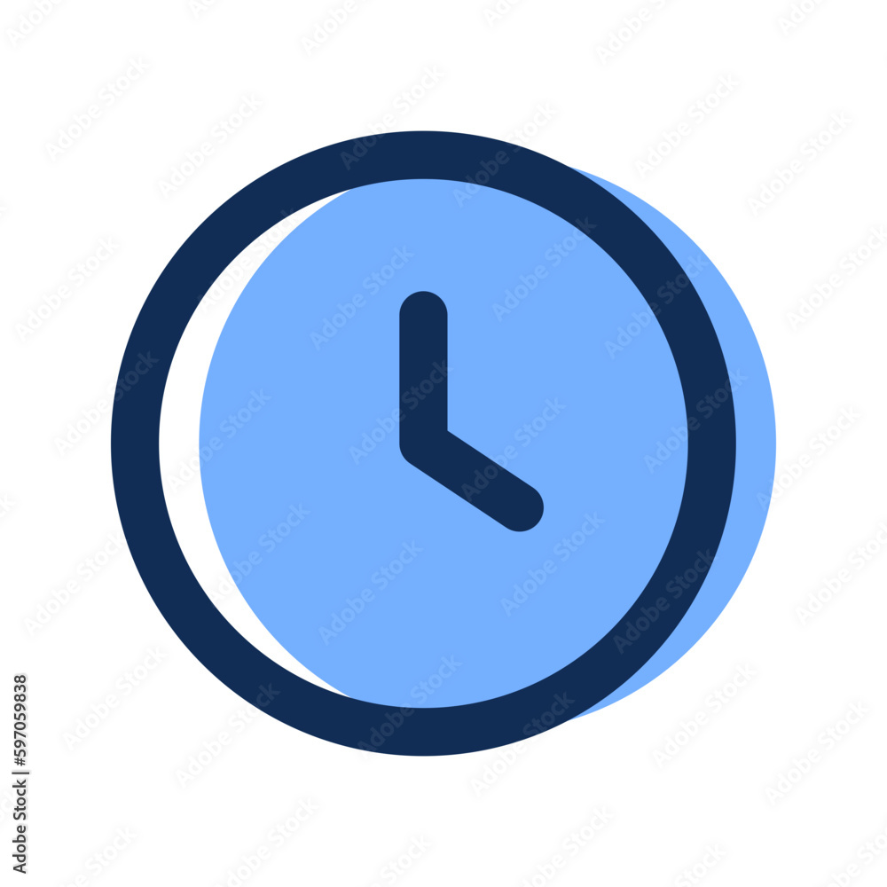 clock filled line icon clock filled line icon