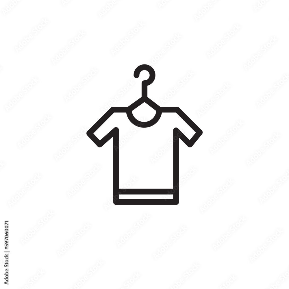 Apparel Clothes Dress Outline Icon