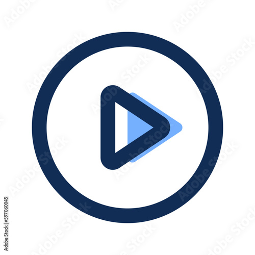 play filled line icon Free Download play filled line icon - GFXLoad