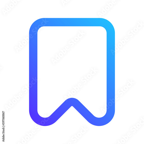 bookmark gradient icon