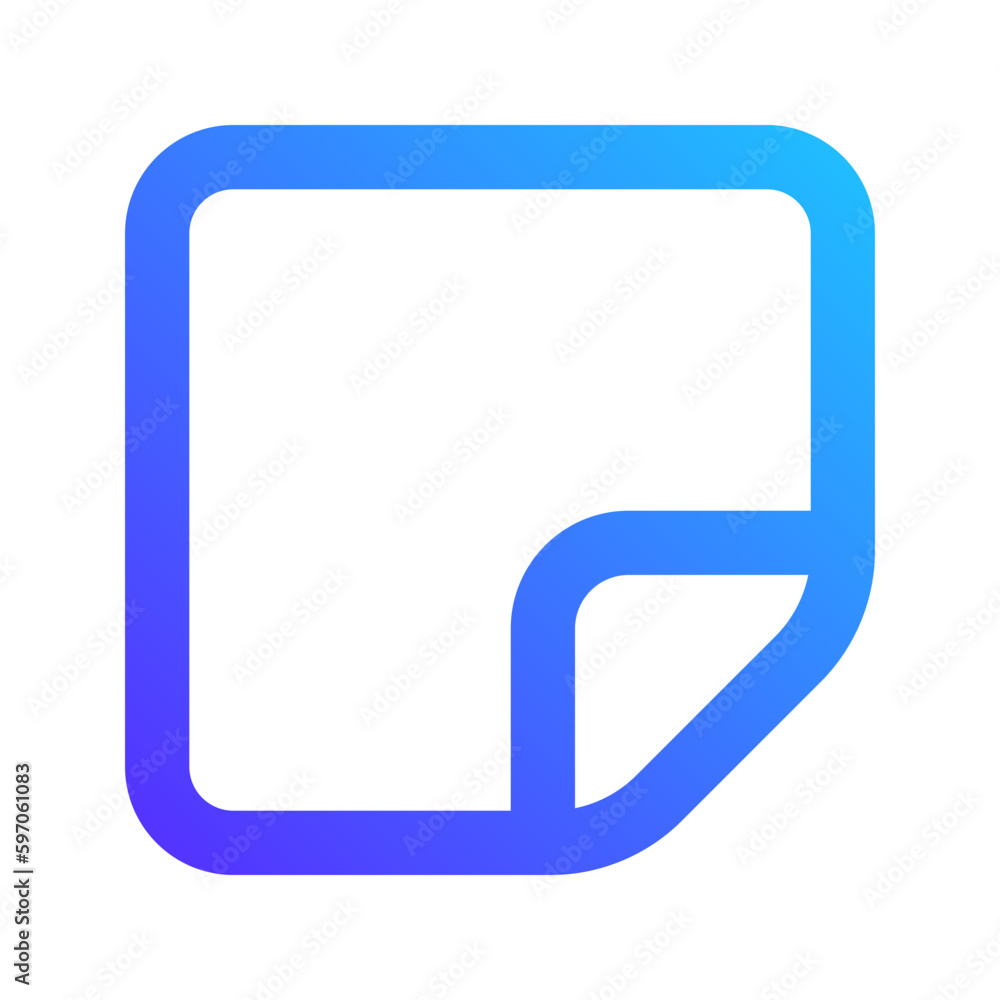 sticker gradient icon sticker gradient icon