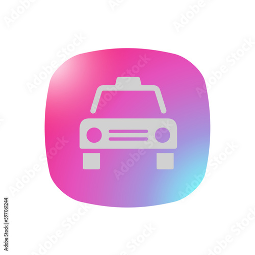 Taxicab - Pictogram (icon) 