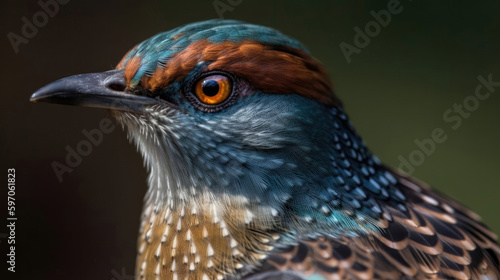 photo of cuckoo bird animal with blur background © GradPlanet