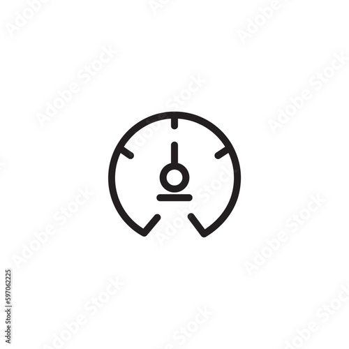service speed transport outline icon
