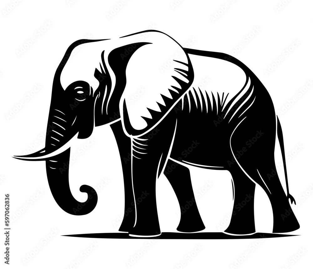 Elephant logo icon. Simple elephant design symbol. Elephant logo sign vector illustration design. Elephant logo icon. Simple elephant design symbol. Elephant logo sign vector illustration design.